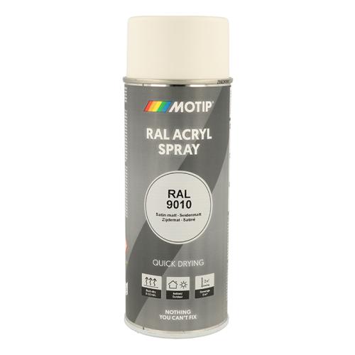 Motip Ral 9010 satin matt pure white