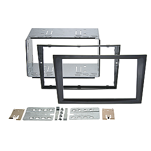 2-DIN kit div. Opel - farve: sort