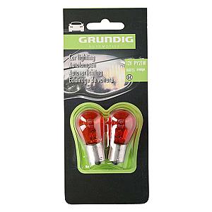 Bil lys, grundig, 12v, 21w, 2 stk., orange