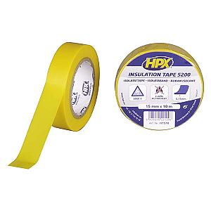 HPX isolerbånd gul 15mm x 10m
