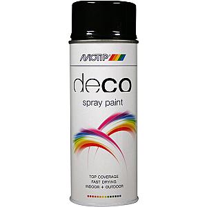 Motip deco Ral 9005 dyb sort 400ml.