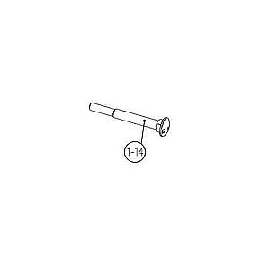 BuzzRack Carriage bolt M12x105mm