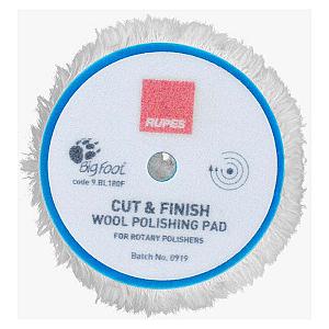 Rotary Ø:180 mm wool pad, cut & finish Ø:150mm, 1 stk.