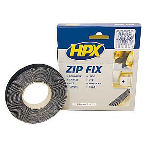HPX zip fix velcro tape 20mmx5m (loop)