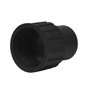 Rubber threaded terminal for hose Ø:38 mm
