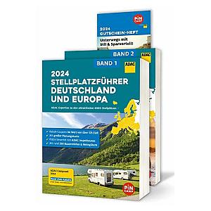 ADAC Stellplatzführer 2024 Tyskland og Europa