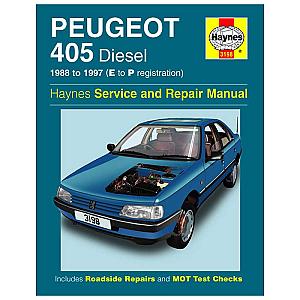 Håndbog Peugeot 405 diesel 1988-1997