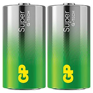 GP Super Alkaline C-batteri 14A/LR14 2-pak