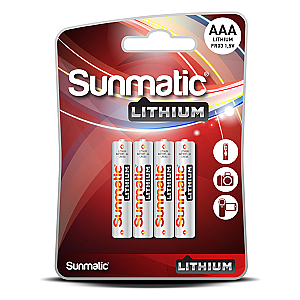 Sunmatic lithium bat. aaa 1,5 V