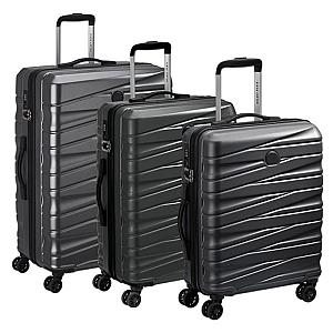 Delsey Paris Tiphanie 3-stk hårdt trolleysæt graphite