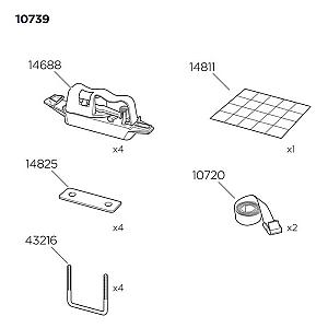Thule mont easy snap 4 stk