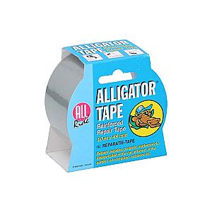 Alligator tape, Allride, grå