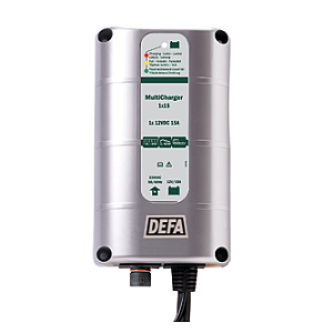 DEFA multicharger 12v 1 x 15a, schuko