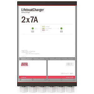 DEFA lifeboatcharger 36-62vac 2x7a