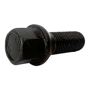 Hjulbolt, sort, 14x1.5x30 60G K17
