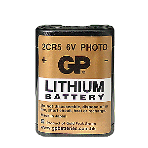 Gp 2cr5-ci lithium-batteri 6v stk