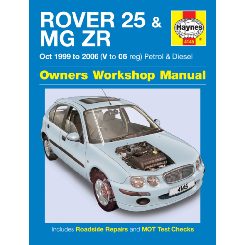 Håndbog rover 25 + mg zr benz+diesel