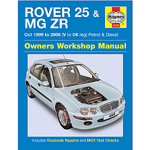Håndbog rover 25  + mg zr benz+diesel
