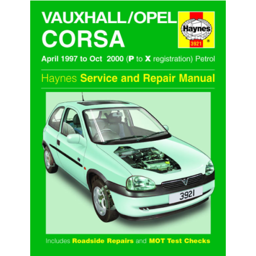 Håndbog Opel Corsa b benzin 97-00