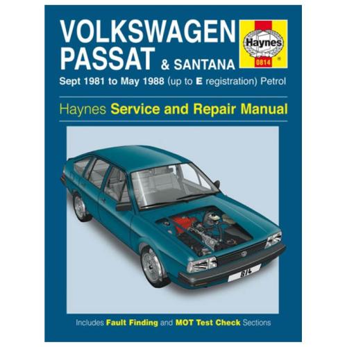 Håndbog VW Passat/santana benzin 81-88