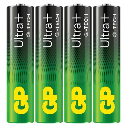 GP Ultra Plus Alkaline AAA-batteri 24AUP/LR03 4-pak