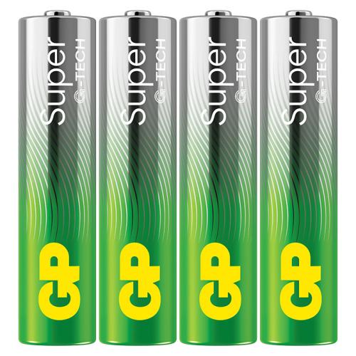 GP Super Alkaline AAA-batteri 24A/LR03 4-pak