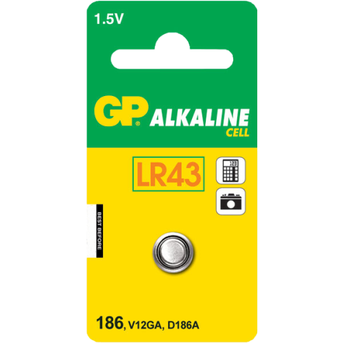 Gp lr43 batteri stk.