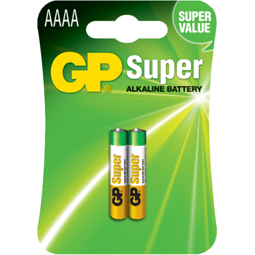 Gp 25a-u2 /lr61/aaaa batterier 2 stk.
