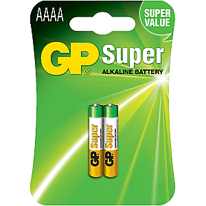 Gp 25a-u2 /lr61/aaaa batterier 2 stk.