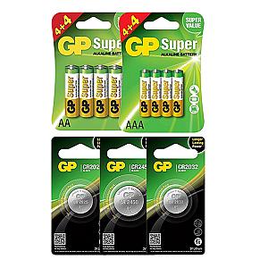 GP batteripakke 60 stk.