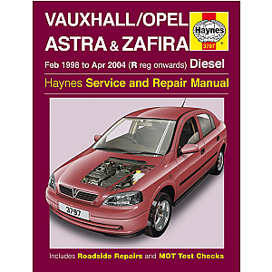 Håndbog Astra g/Zafira a diesel 98-04