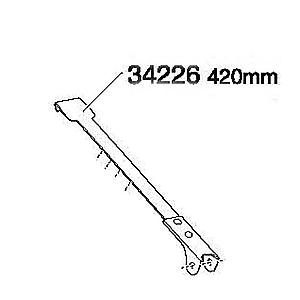 Thule øvre krog 420 mm