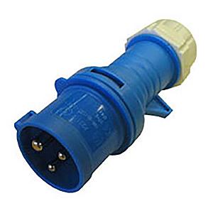 Cee stikprop 16/250v ip44. blå