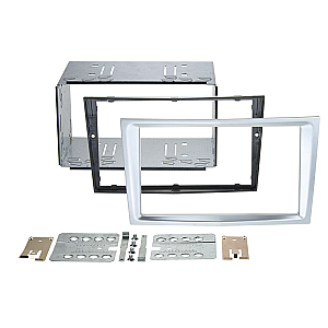 2-DIN kit div. Opel - farve: mat krom