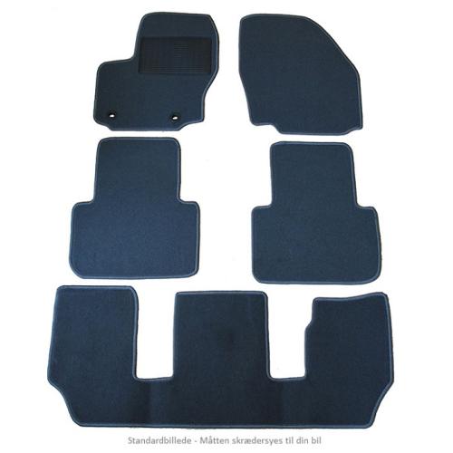 Måtter VW Touran 7P 05/2015- Sort Nålefilt