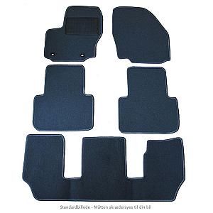 Måtter VW Touran 7P 05/2015- Sort Nålefilt