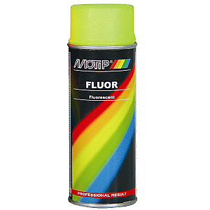 Flouriserende spray 400ml gul
