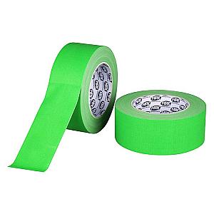 Gaffatape fluo pro grøn, 50mm x 25m