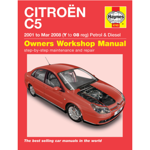 Håndbog Citroën C5 benz+diesel 01-08