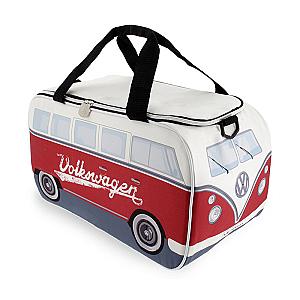 Køletaske, VW T1 bus hvid/rød 25 liter