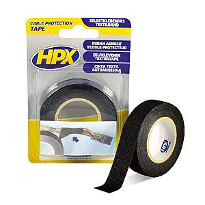 HPX Kabelbeskyttelsestape sort 19mm x10m