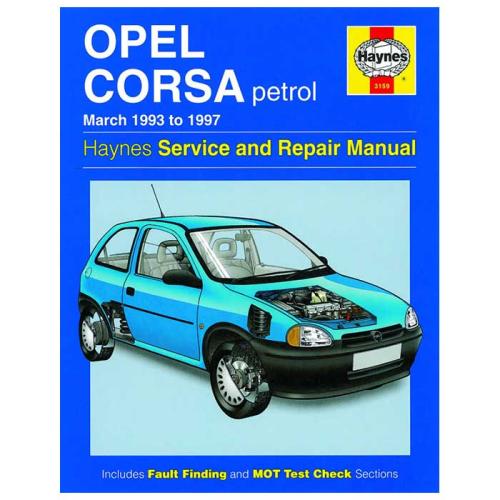 Håndbog Opel Corsa b 03.1993-1997