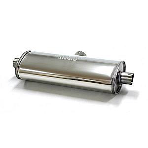 Duplex lyddæmper 2,5" 1x63,5 -2x50,8mm