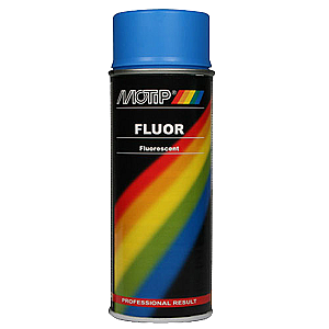 Flouriserende spray 400ml blå