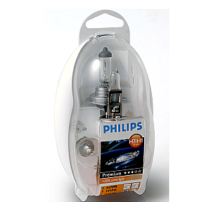 Philips h1/h7 reservepære kit