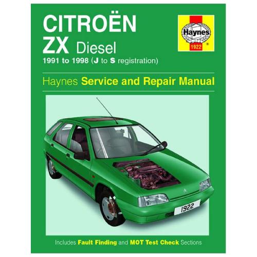 Håndbog Citroën ZX diesel 1991-1998