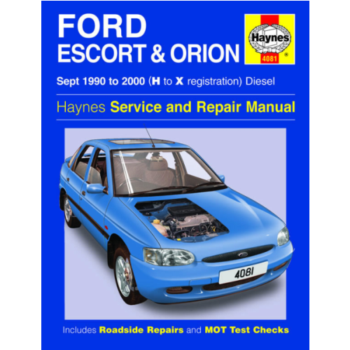 Håndbog Escort/Orion diesel 90-00