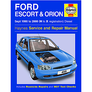 Håndbog Escort/Orion diesel 90-00