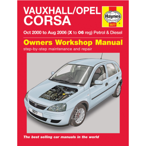 Håndbog Opel Corsa c benz+die 00->06