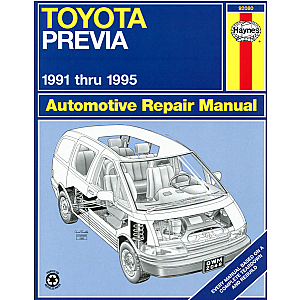 Håndbog Toyota Previa 91-95 usa